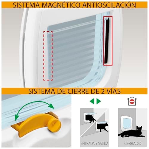 Thumbnail 3 de Ferplast Chatière pour chat chien, marron ⚙