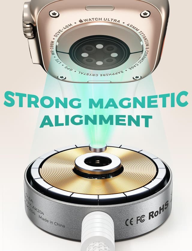 Detalle de Amasuki 5W Apple Watch Ladekabel USB-C