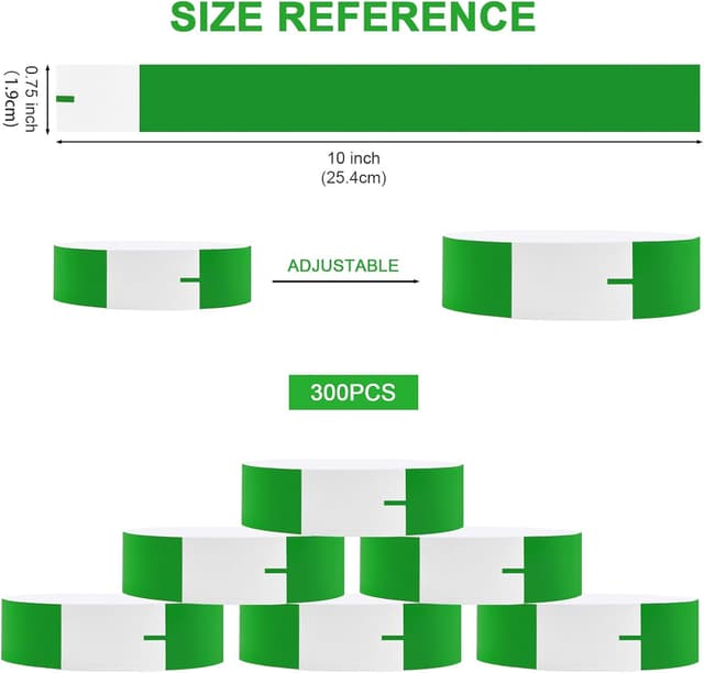 Detalle 2 de Vicloon Pulseras para Eventos 300 unidades