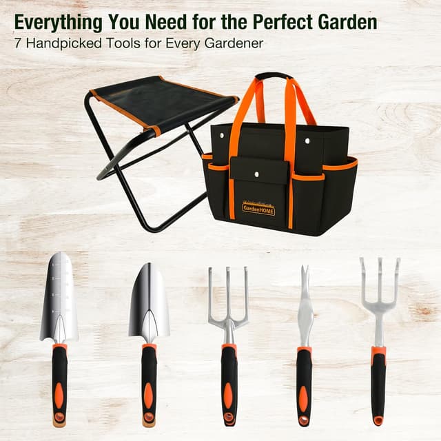 Thumbnail 1 de GardenHOME Set di attrezzi da giardino 7 pezzi