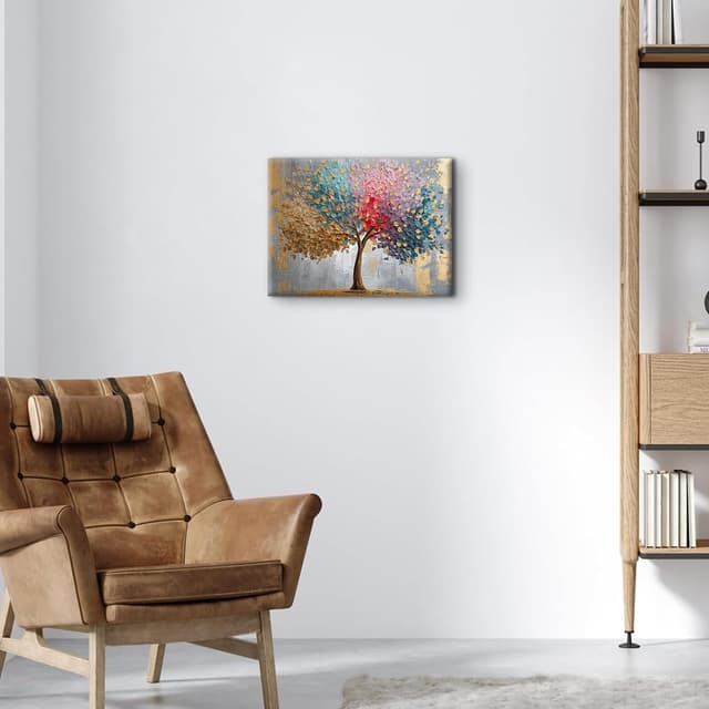 Detalle 1 de Tree of Life wall art 12x16 canvas