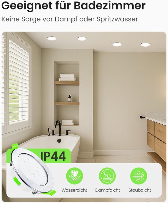 Thumbnail 5 de ALUSSO LED Einbaustrahler 7W Ultra Flach 12er Set