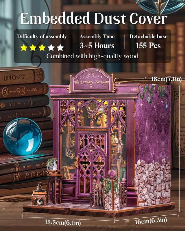 Detalle 2 de Cutefun Book Nook Kit