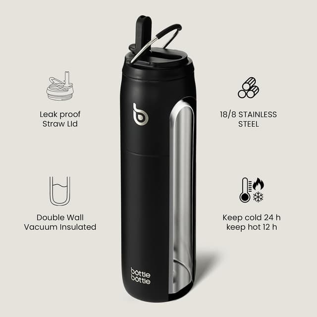 Detalle 2 de BOTTLE BOTTLE Insulated 1 Litre Water Bottle 🚰