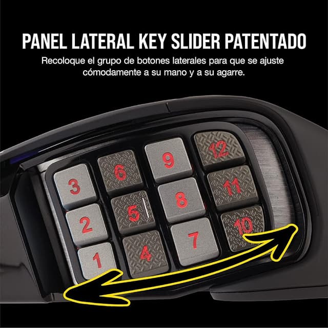 Thumbnail 3 de Corsair SCIMITAR RGB ELITE - Ratón Gaming con 17 Botones