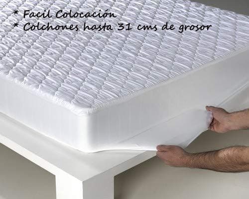 Thumbnail 1 de SABANALIA - Protector Acolchado Impermeable 🌧️ para Cama 160x200