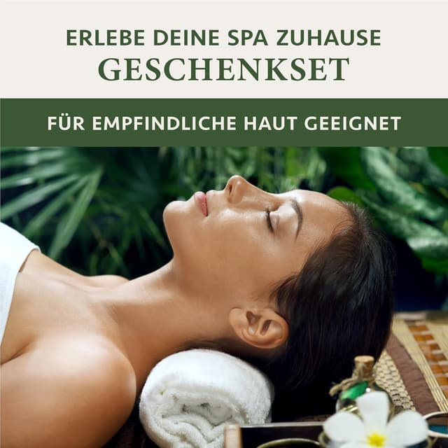Detalle de Satin Naturel luxuriöses Geschenkset mit Bio-Arganöl, Bio-Rizinusöl, Mandel- & Jojobaöl sowie Body Scrub aus Totes Meer Salz