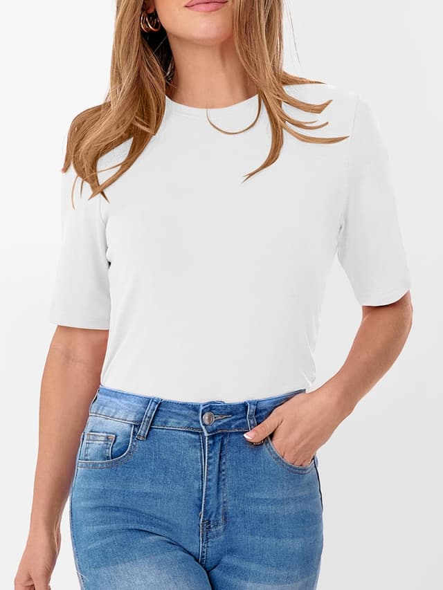 Thumbnail 5 de ANRABESS basic crewneck tee, regular fit