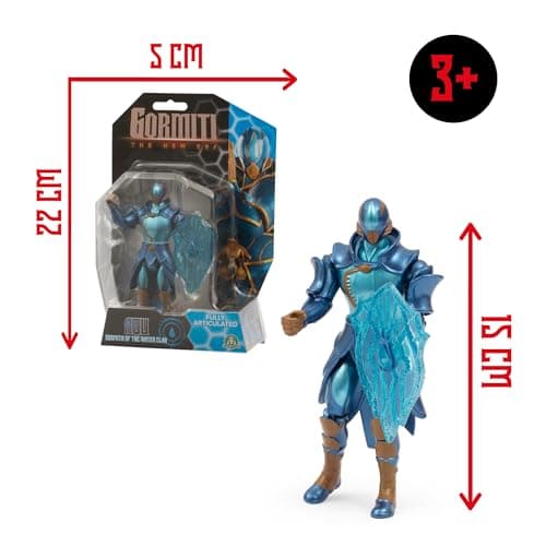 Detalle 2 de Gormiti GRV20400 Figura 15 cm con escudo de hielo