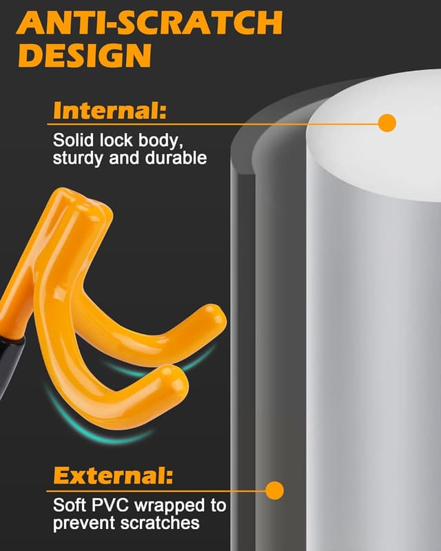 Detalle de Tevlaphee Steering Wheel Lock 3 keys