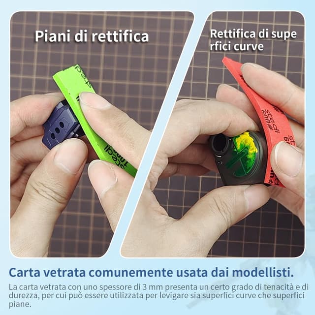 Detalle de stedi Spugna abrasiva per modellismo 3 mm, 30 fogli 🎨