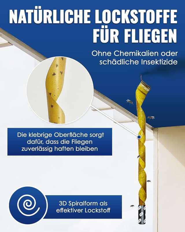 Thumbnail 2 de PIC Fliegenfänger 16x Fruchtfliegenfalle 8 Wochen