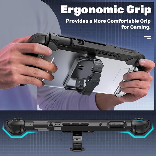 Thumbnail 4 de daydayup Carrying Protective Case Compatible with Nintendo Switch 2, Dockable Switch 2 Cover with Detachable Metal Bracket and Strap for Power Bank, Comprehensive Protection
daydayup Carrying Protective Case Compatibl…