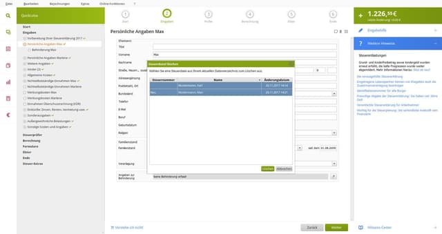 Thumbnail 6 de QuickSteuer 2025 Aktivierungscode für PC 📥