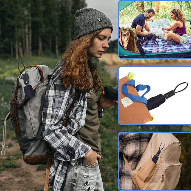 Thumbnail 5 de SYNHOK Compact Travel Folding Umbrella — windproof umbrella ☂