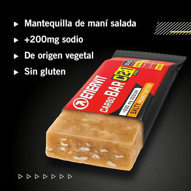 Thumbnail 3 de Enervit Carbo Bar C2:1PRO Salty Peanut Butter 🎯 Barrita Energética 30g