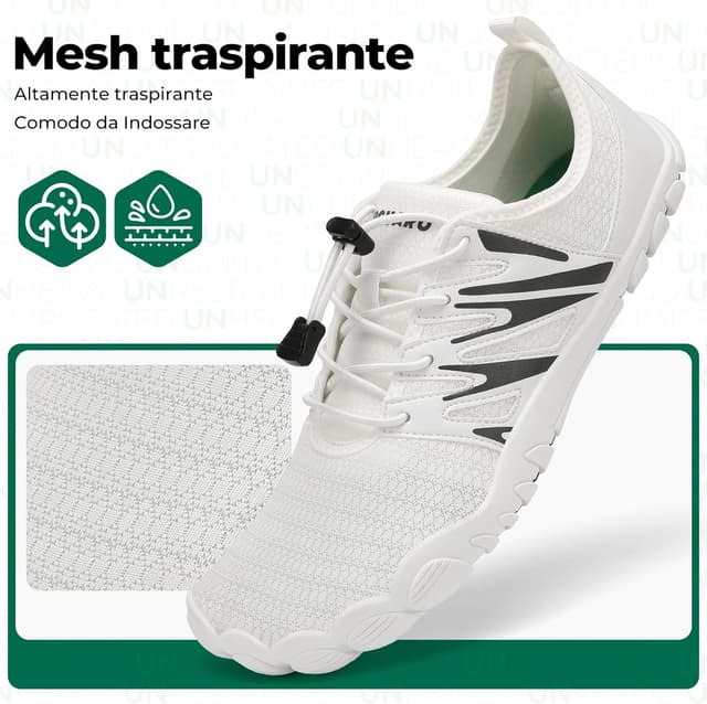 Thumbnail 3 de SAGUARO Scarpe Barefoot Uomo 39-48