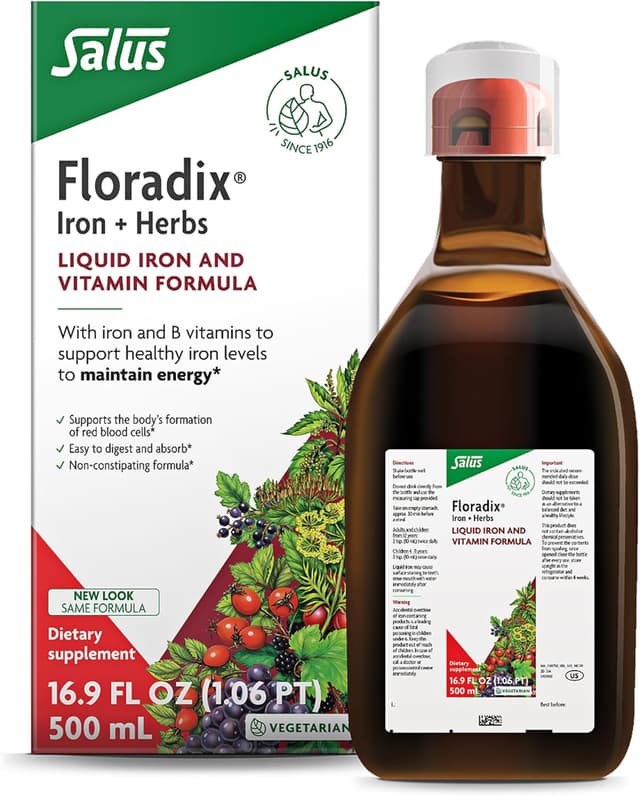 Detalle de Floradix Iron & Herbs 16.9 fl oz iron