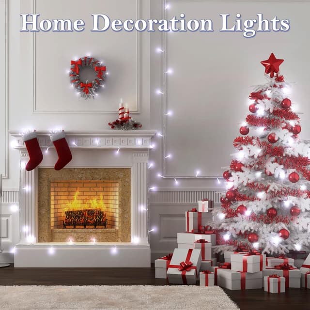 Detalle 1 de Dalugo cool white fairy lights, 30 LEDs 3m