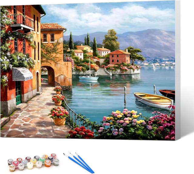 Thumbnail 6 de gelrovaled Pintar por Números 30x40 enmarcado