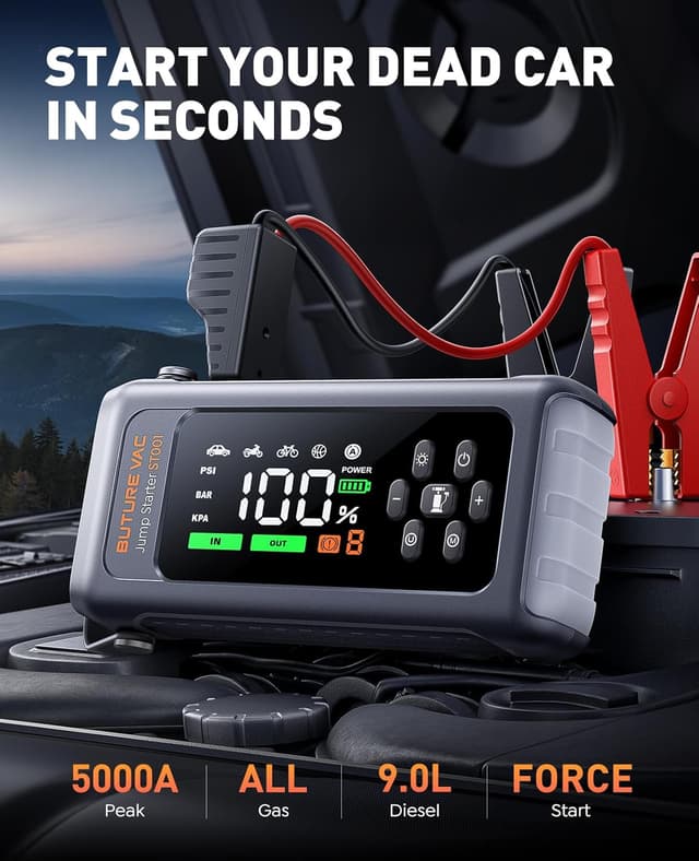 Detalle 2 de 5000A Jump Starter Power Pack