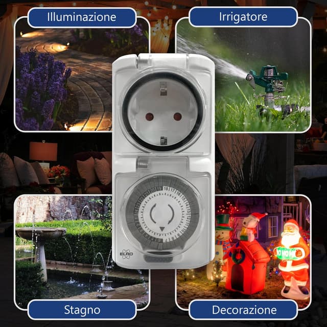 Thumbnail 2 de ELRO TO1500 Interruttore orario meccanico esterno