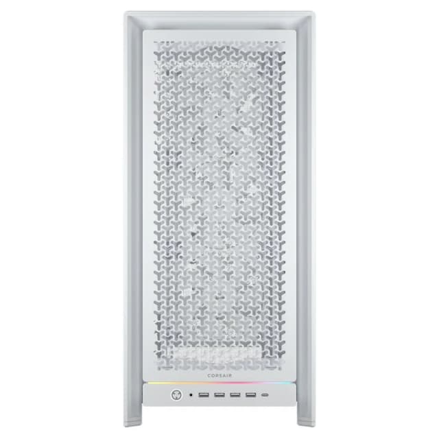 Detalle 2 de Corsair FRAME 5000 RS Torre E-ATX Cristal Templado USB-C Blanca 🖥