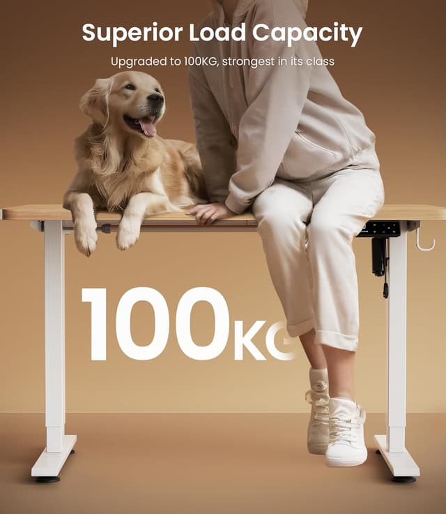 Detalle de MAIDeSITe electric standing desk frame 72–120 cm