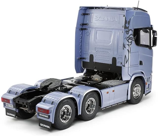 Detalle 2 de Tamiya 56368 1:14 RC Scania 770 S 6x4 – kit de construction radiocommandé (non peint)