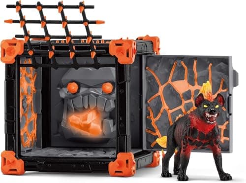 Detalle de Schleich 42674 BattleCave Hiena de Lava — 27 piezas