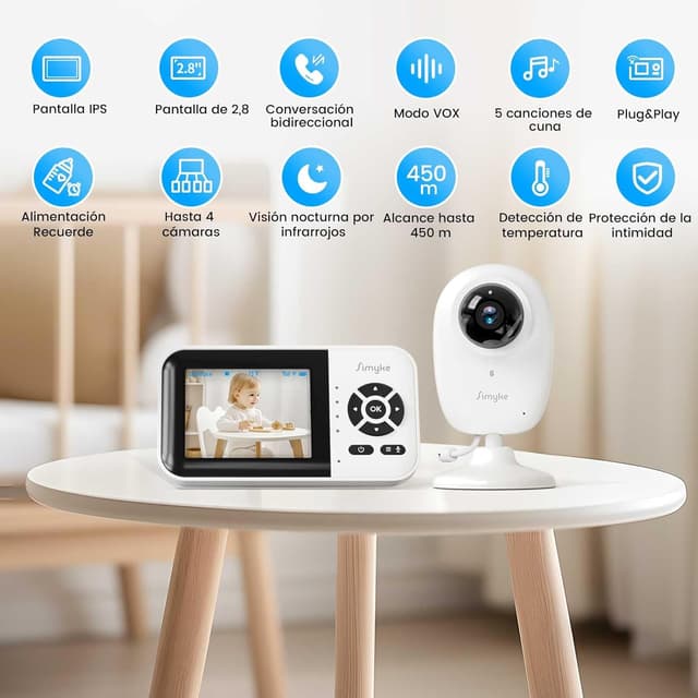 Thumbnail 1 de Monitor de bebé con cámara 1080p 📷