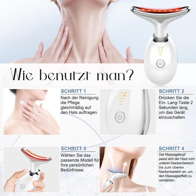 Thumbnail 5 de NVKHG Gesichtsmassagegerät mit EMS und 7‑Farben LED 🎭