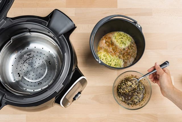 Detalle de Moulinex XA609001 : moule à gâteau 18 cm en silicone pour Cookeo, antiadhésif