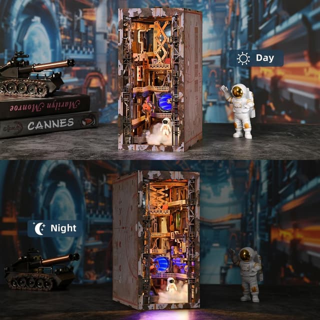 Thumbnail 4 de MiniCity Book Nook, kit 3D avec LED