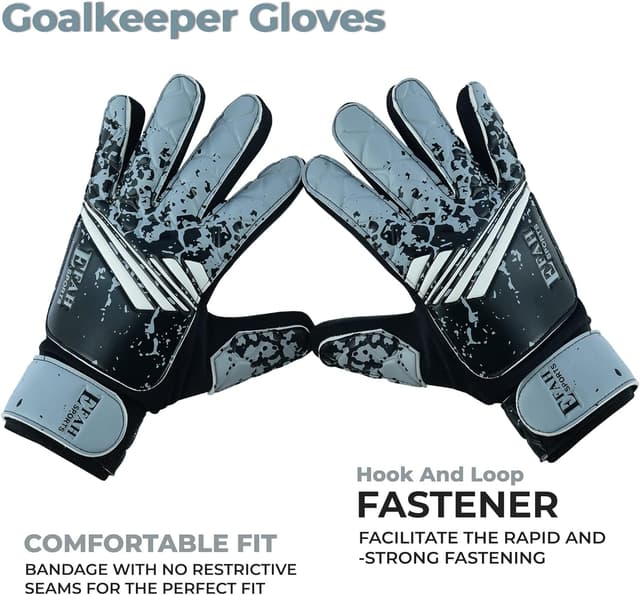 Thumbnail 2 de EFAH SPORTS Football Goalkeeper Gloves For Boys kids Children Youth Soccer Goalie Glove with Super Grip Palms
EFAH SPORTS Football Goalkeeper Gloves For Bo…