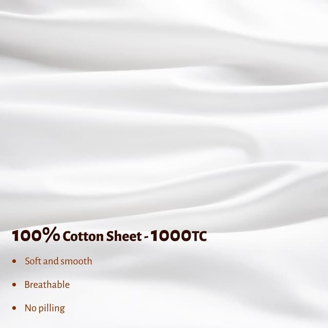 Thumbnail 4 de Shilucheng 1000 Thread Count King Sheets