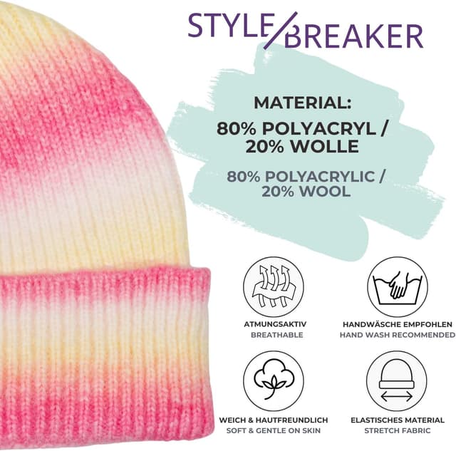 Thumbnail 3 de styleBREAKER Bonnet Tricoté Femme One Size