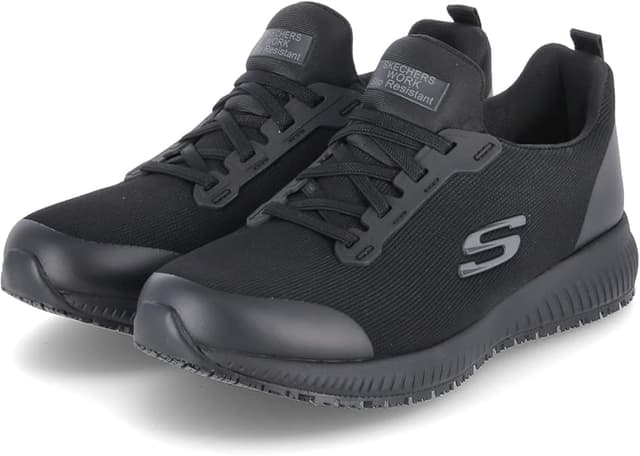 Detalle de Skechers 77222EC Black Flat Knit talla 39,5