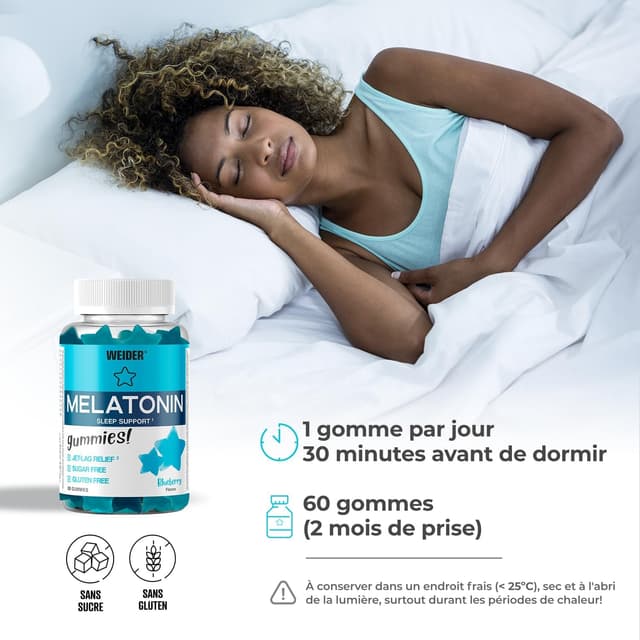 Thumbnail 3 de Weider PACK DUO Melatonin Gummies 2x60 🍬