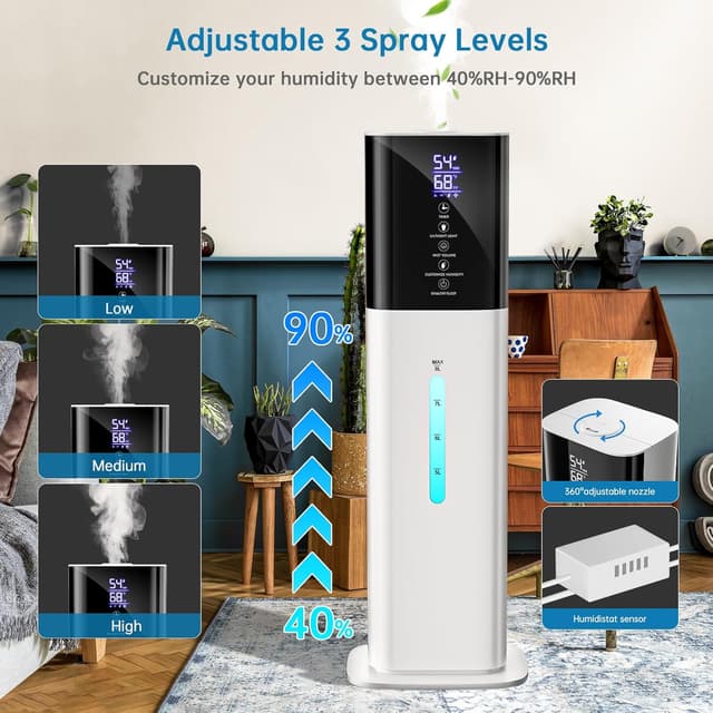 Thumbnail 3 de Honovos 8L Quiet Ultrasonic Humidifier