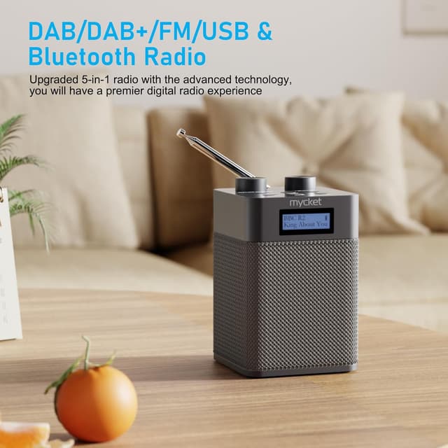 Detalle 2 de Mycket Dab/Dab+ Radio Digitale e FM 2200 mAh