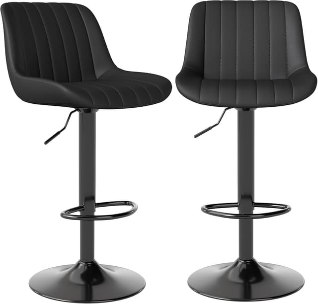 Imagen de Youhauchair Bar Stools Set of 2 20cm adjustable en OfertitasTOP