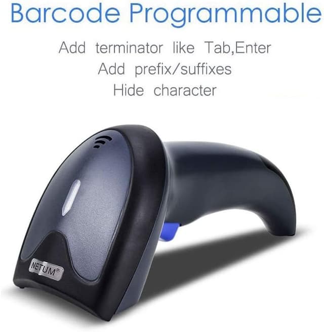 Thumbnail 4 de NETUM Lettore Codici a Barre Wireless Bluetooth 30m