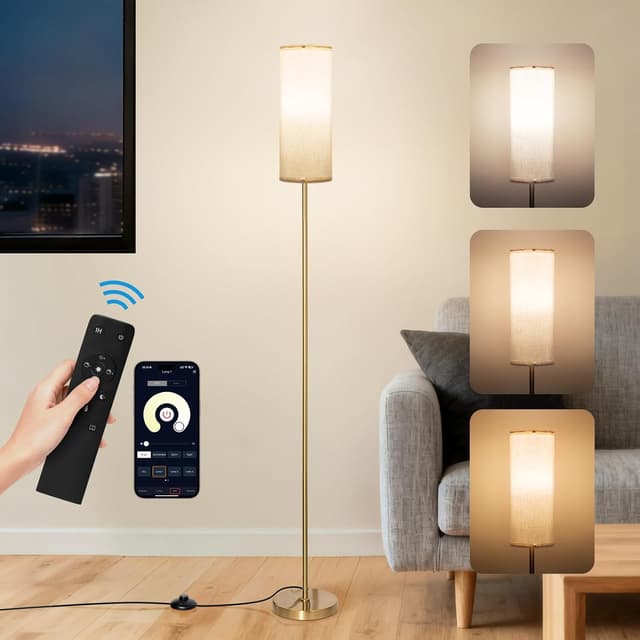 Detalle de Lampada da terra cilindrica 12 W con telecomando