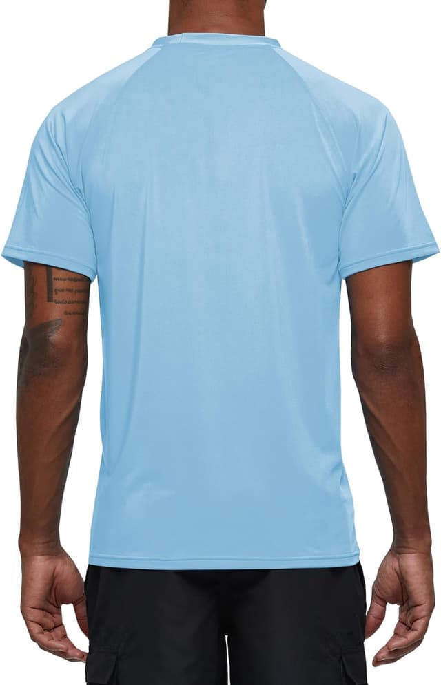 Detalle 2 de Arcweg Rashguard da mare uomo con UPF 50+ e maniche corte