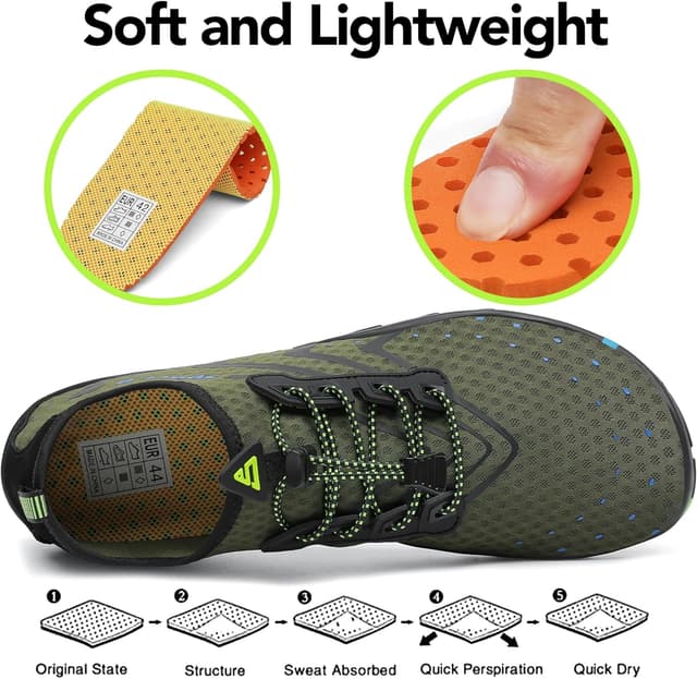 Detalle de SAGUARO Chaussure d’eau unisexe respirante à séchage rapide (GR.35-48)