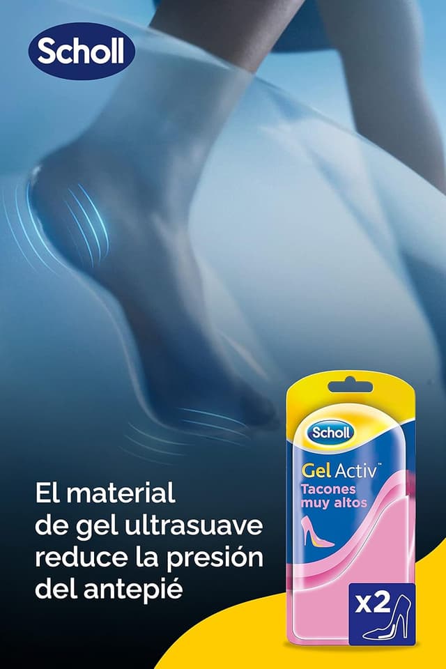 Thumbnail 5 de Scholl Plantillas GelActiv 2 unidades para tacón
