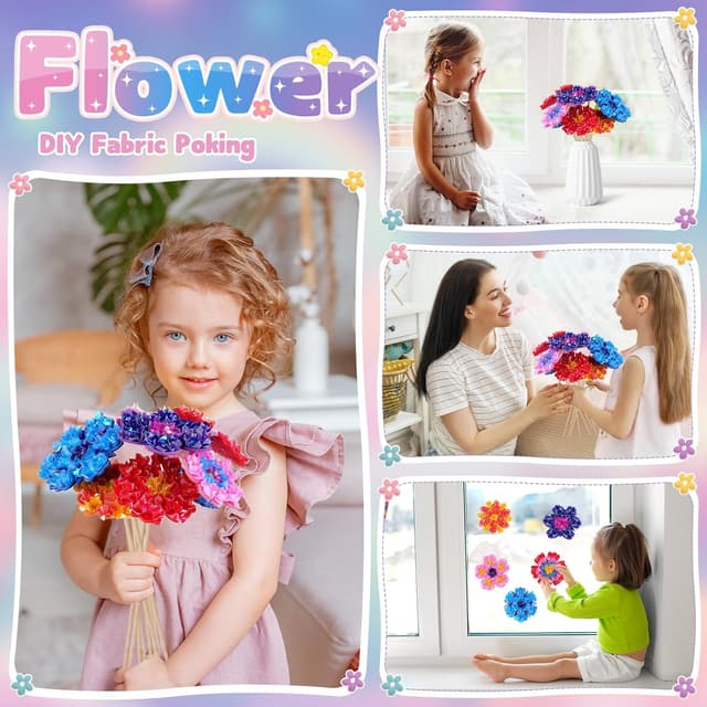 Thumbnail 4 de Eichhoo Poke-in Flower Craft Kit 10 Flowers