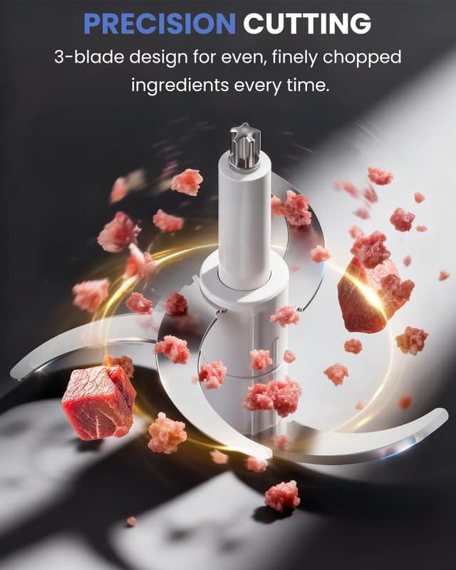 Detalle de LINKChef Food Processor Small (10-Cup) 600W Electric Food Chopper with Container