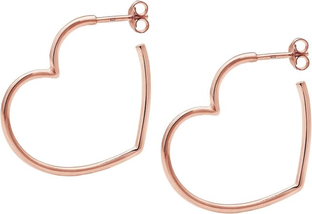 Thumbnail 2 de Elli Herz Creolen Rosé 925er Silber